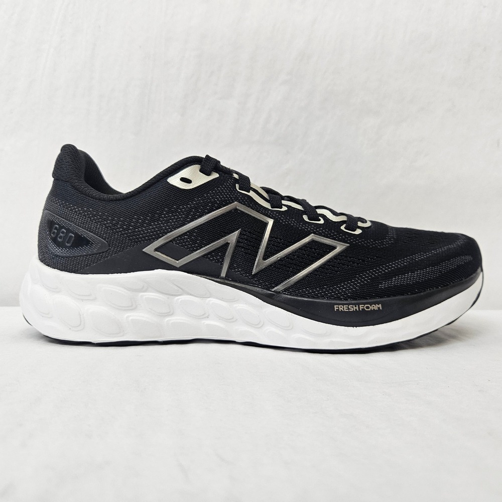 New Balance 680 v8 *Right Shoe Only Amputee* W680LK8 Black Grey Women Size 8